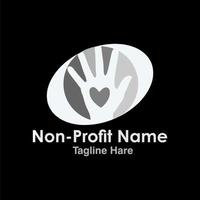 non profitto logo icona design modello elemento. logotipi concetto. non profitto logo icona. vettore modello.