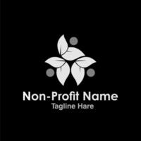 non profitto logo icona design modello elemento. logotipi concetto. non profitto logo icona. vettore modello.