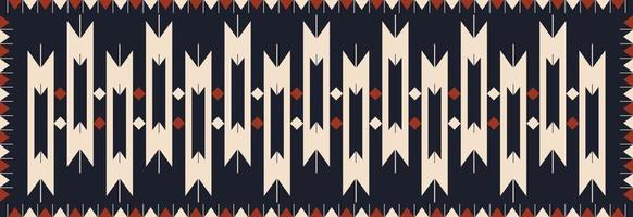 azteco navajo la zona tappeto modello. etnico colorato sud-ovest geometrico modello uso per tappeto, tappeto, arazzo, stuoia, tavolo corridore, eccetera. etnico boho sud-ovest modello pavimento tappeto tessuto design. vettore