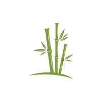 icona di vettore del modello di logo di bambù
