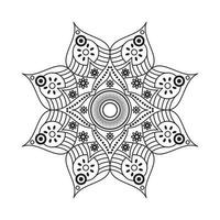 mandala ornamento vettore illustrazione