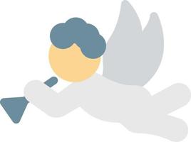 illustrazione vettoriale di angelo su uno sfondo. simboli di qualità premium. icone vettoriali per il concetto e la progettazione grafica.