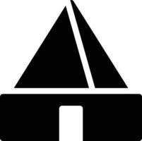illustrazione vettoriale a piramide su uno sfondo. simboli di qualità premium. icone vettoriali per il concetto e la progettazione grafica.