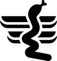 illustrazione vettoriale serpente su uno sfondo simboli di qualità premium. icone vettoriali per il concetto e la progettazione grafica.
