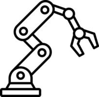 robotica icona stile vettore