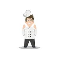 illustrazione vettoriale grafica chef character design