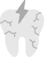 icona di vettore di mal di denti