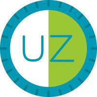 Uzbekistan comporre codice vettore icona