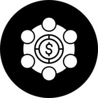 icona del vettore di decentralizzazione