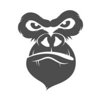 gorilla logo icona design vettore