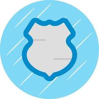polizia scudo vettore icona design
