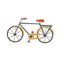 bicicletta. colorato mano disegnato vettore isolato illustrazione