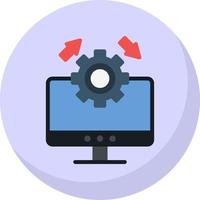 aggiornare del desktop vettore icona design