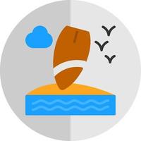 tavola da surf vettore icona design