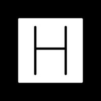 h piazza vettore icona design