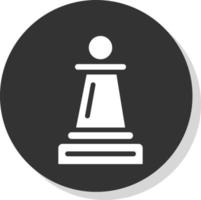 scacchi pedone vettore icona design