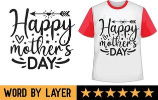 contento La madre di giorno svg t camicia design vettore