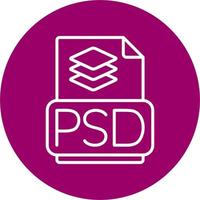 PSD file vettore icona