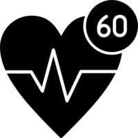 icona del vettore della frequenza cardiaca