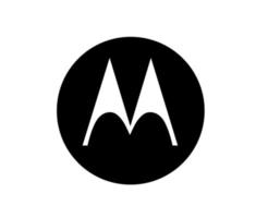 motorola marca logo Telefono simbolo nero design Stati Uniti d'America mobile vettore illustrazione