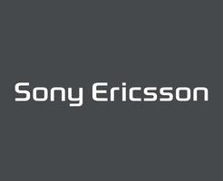 sony ericsson logo marca Telefono simbolo nome bianca design Giappone mobile vettore illustrazione con grigio sfondo