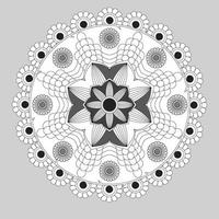 modello circolare a forma di mandala, ornamento decorativo in stile orientale, sfondo ornamentale mandala design vettore gratuito