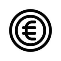 Euro icona per il tuo sito web disegno, logo, app, ui. vettore