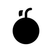 arancia icona per il tuo sito web disegno, logo, app, ui. vettore