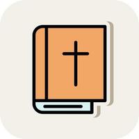 Bibbia vettore icona design