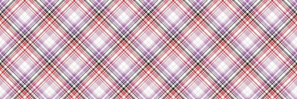 dai un'occhiata semplice plaid modello senza soluzione di continuità è un' fantasia stoffa consistente di criss attraversato, orizzontale e verticale bande nel multiplo colori.plaid senza soluzione di continuità per sciarpa, pigiama, coperta, piumino, kilt grande vettore