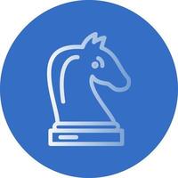 scacchi cavaliere vettore icona design
