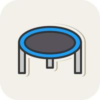 trampolino vettore icona design