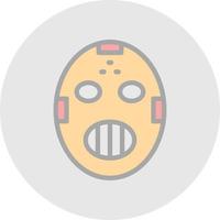 hockey maschera vettore icona design