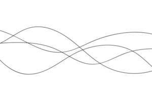 curva onda linea senza soluzione di continuità astratto design. vettore