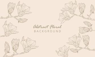 magnolia fiore disegno illustrazione vettore