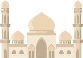 moderno piatto illustrazione islamico moschea costruzione. moschea cartone animato piatto vettore design. Perfetto per figli di libri, diagrammi, infografica, carta geografica, educativo materiali, e sociale media messaggi