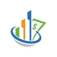 attività commerciale finanza logo design vettore modello