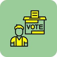 votazione vettore icona design