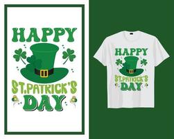 contento st Patrick giorno t camicia tipografia design vettore illustrazione