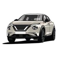 nissan juke auto illustrazione vettore design