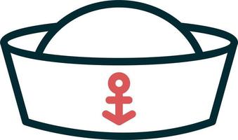 marinaio berretto vettore icona