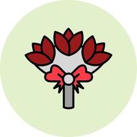 fiore mazzo vettore icona