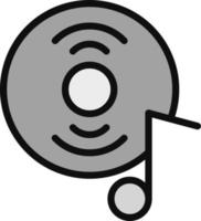 disco vettore icona