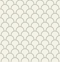 semicerchi neri squame di pesce seamless pattern di sfondo e texture vettore