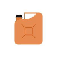 carburante contenitore piatto design vettore illustrazione. icona per benzina, cherosene, diesel, petrolio, benzina