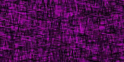trama vettoriale viola scuro con linee colorate.
