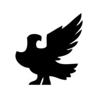 aquila logo vettore. aquila silhouette vario design Modelli, aquila testa icona silhouette è molto adatto per uso nel magliette, tatuaggi, e altro design elementi. vettore