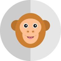 scimmia vettore icona design