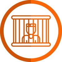 prigioniero vettore icona design