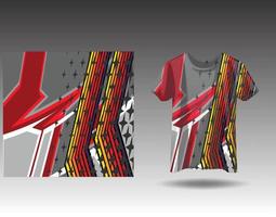 maglietta gli sport design per da corsa maglia Ciclismo calcio gioco vettore